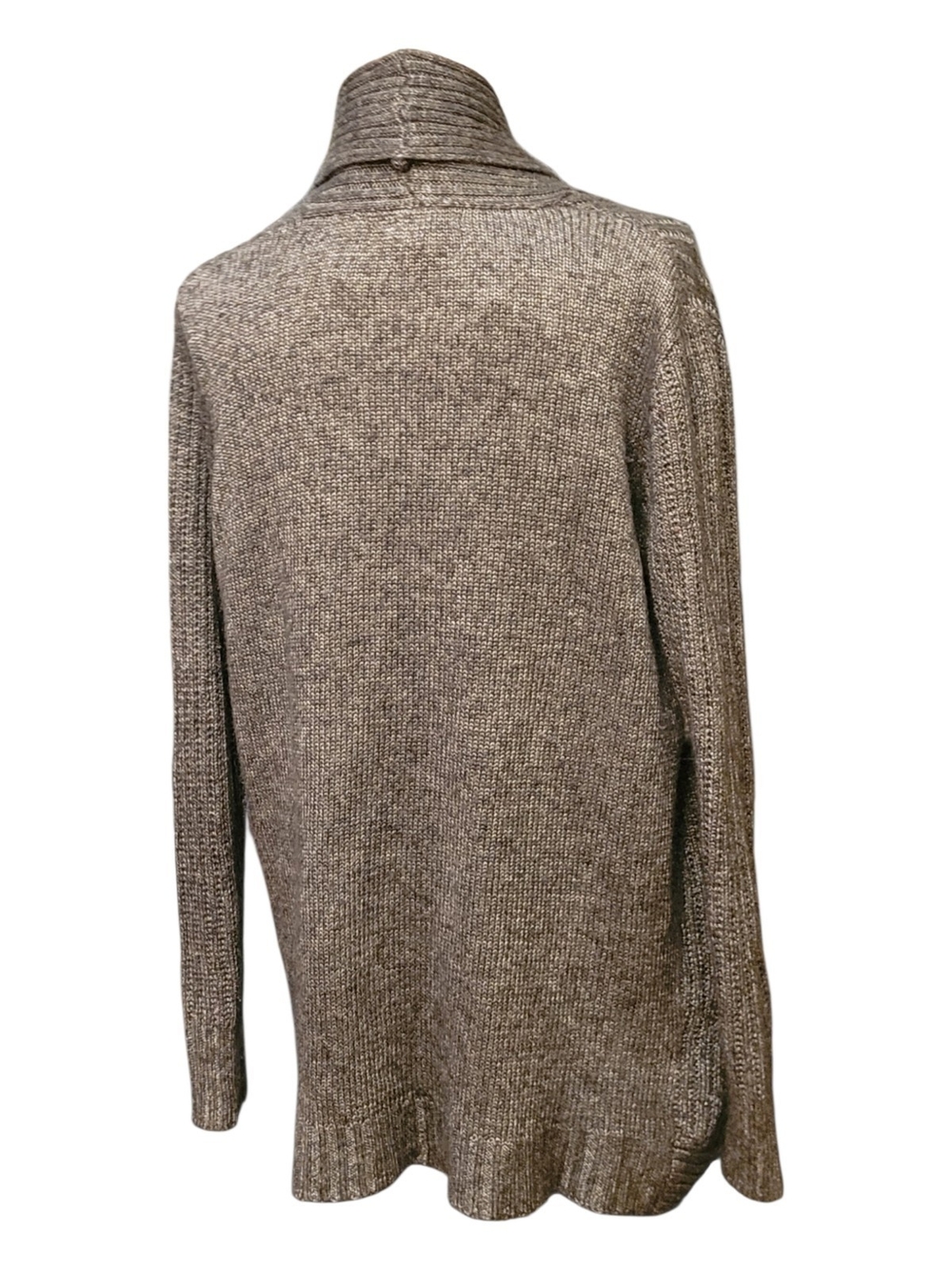 Joe Fresh Dark Gray Open-Front Ribbed Cardigan - Picture 4 of 6